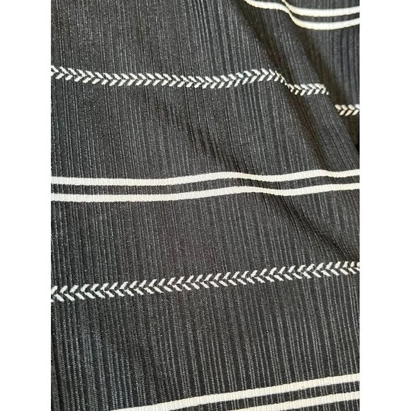 Lane Bryant Striped Top 14 Black Retro Classic Minimalist Office Casual Resort - Picture 4 of 11